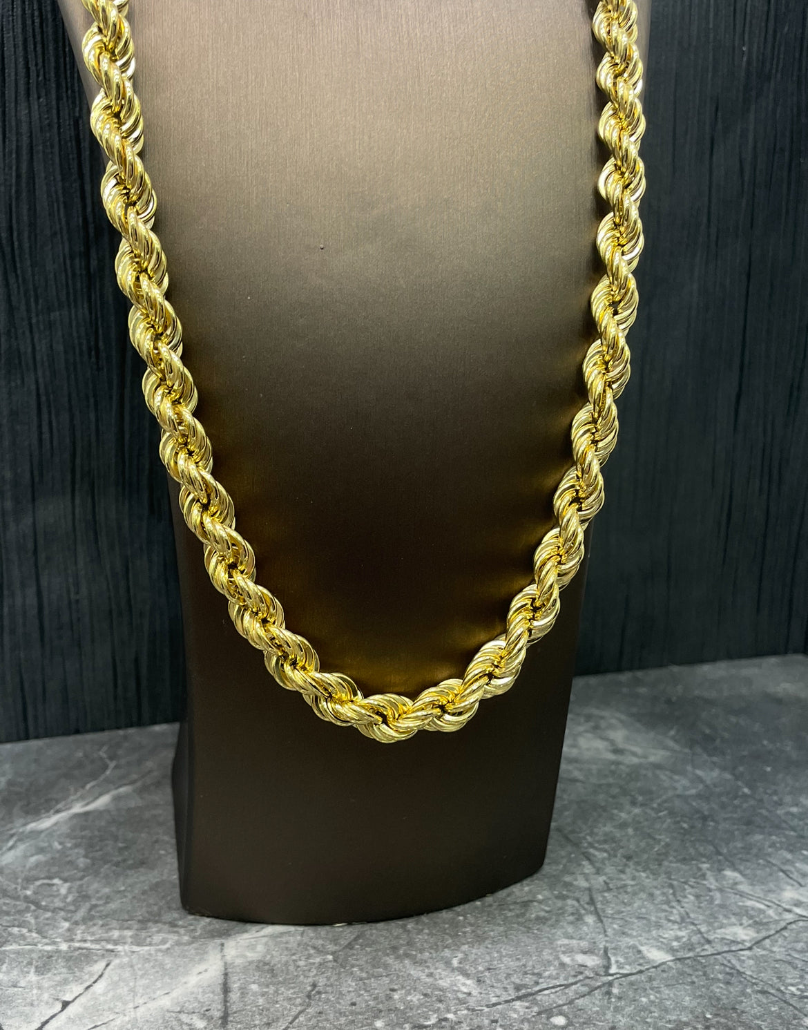Prachtige 14 karaats gouden rope ketting