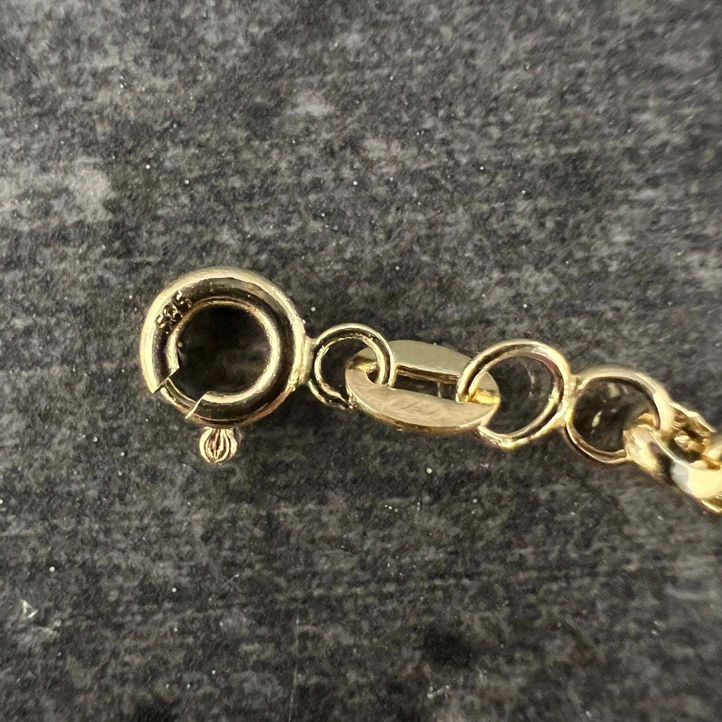 14 karaats gouden armband jasseron schakel