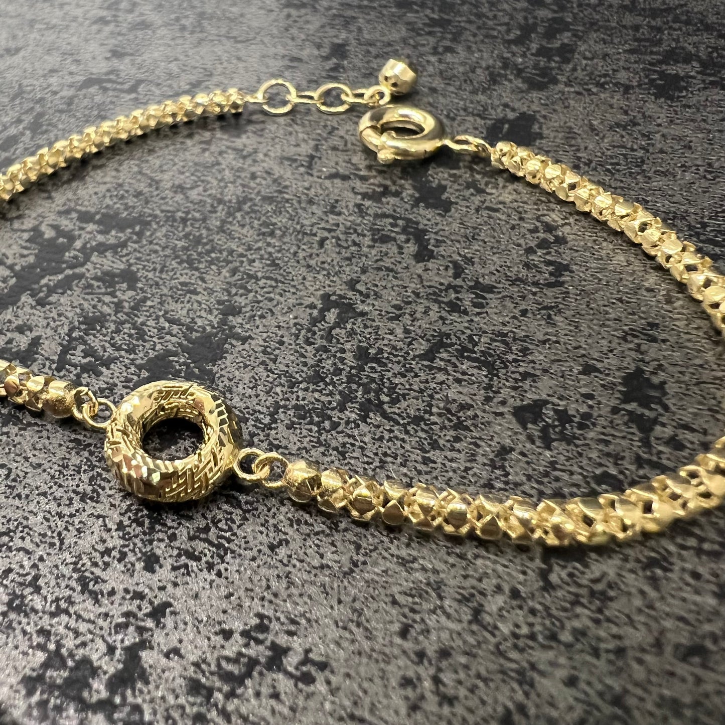 14 karaat gouden armband prachtig model 20 cm