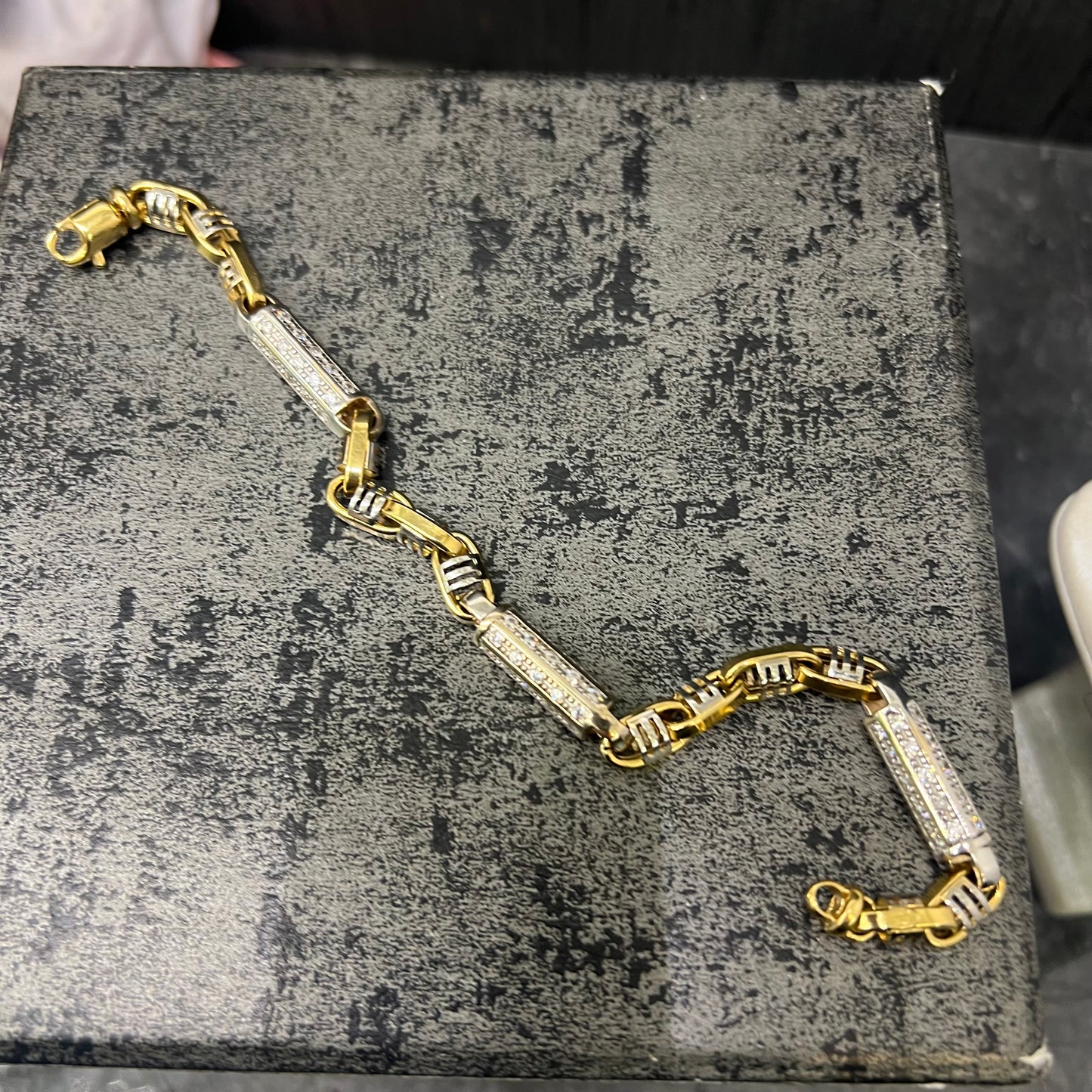 18 karaats gouden heren armband