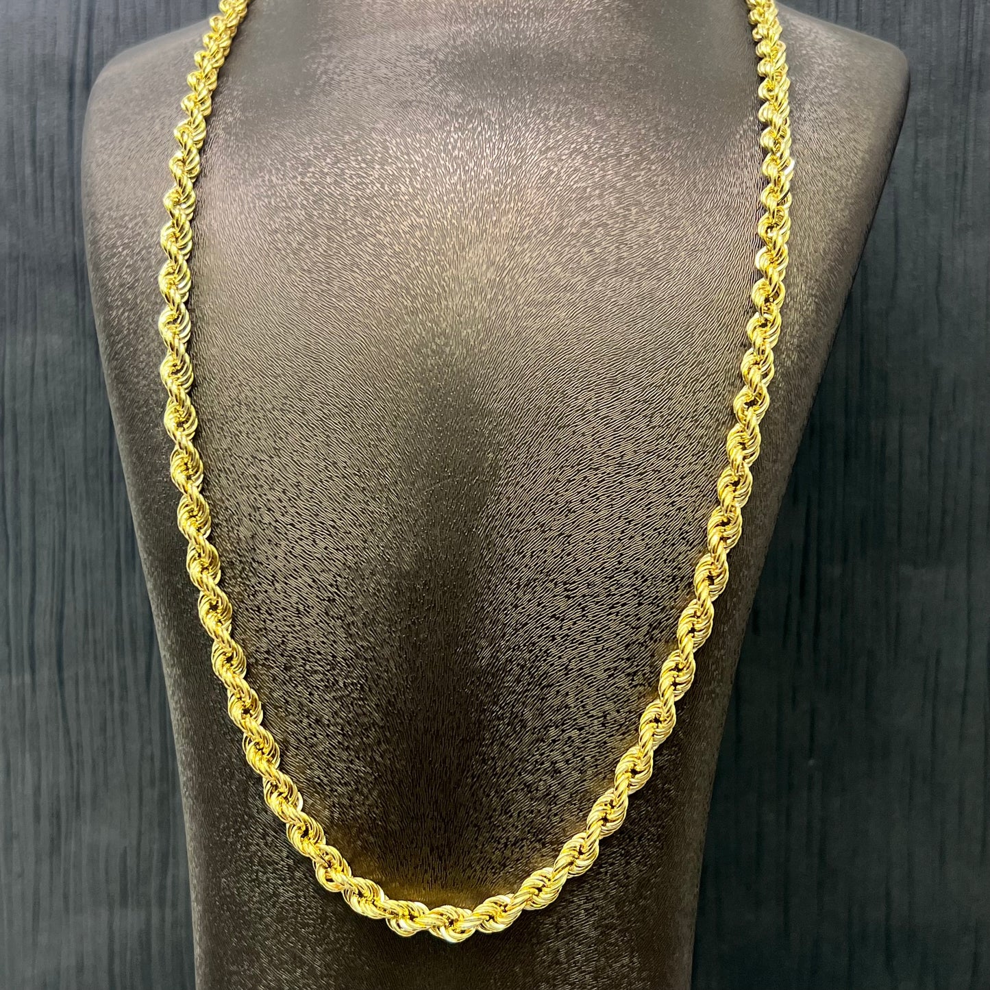 14 karaat gouden rope ketting