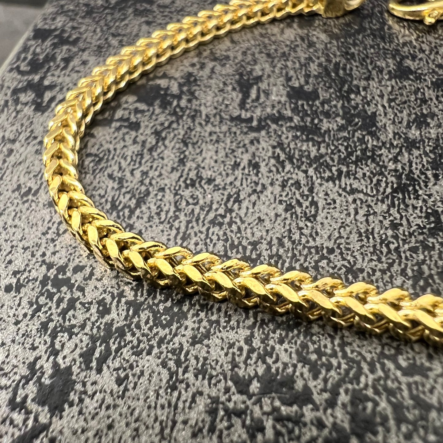 14 karaat gouden armband vossenstaart schakel