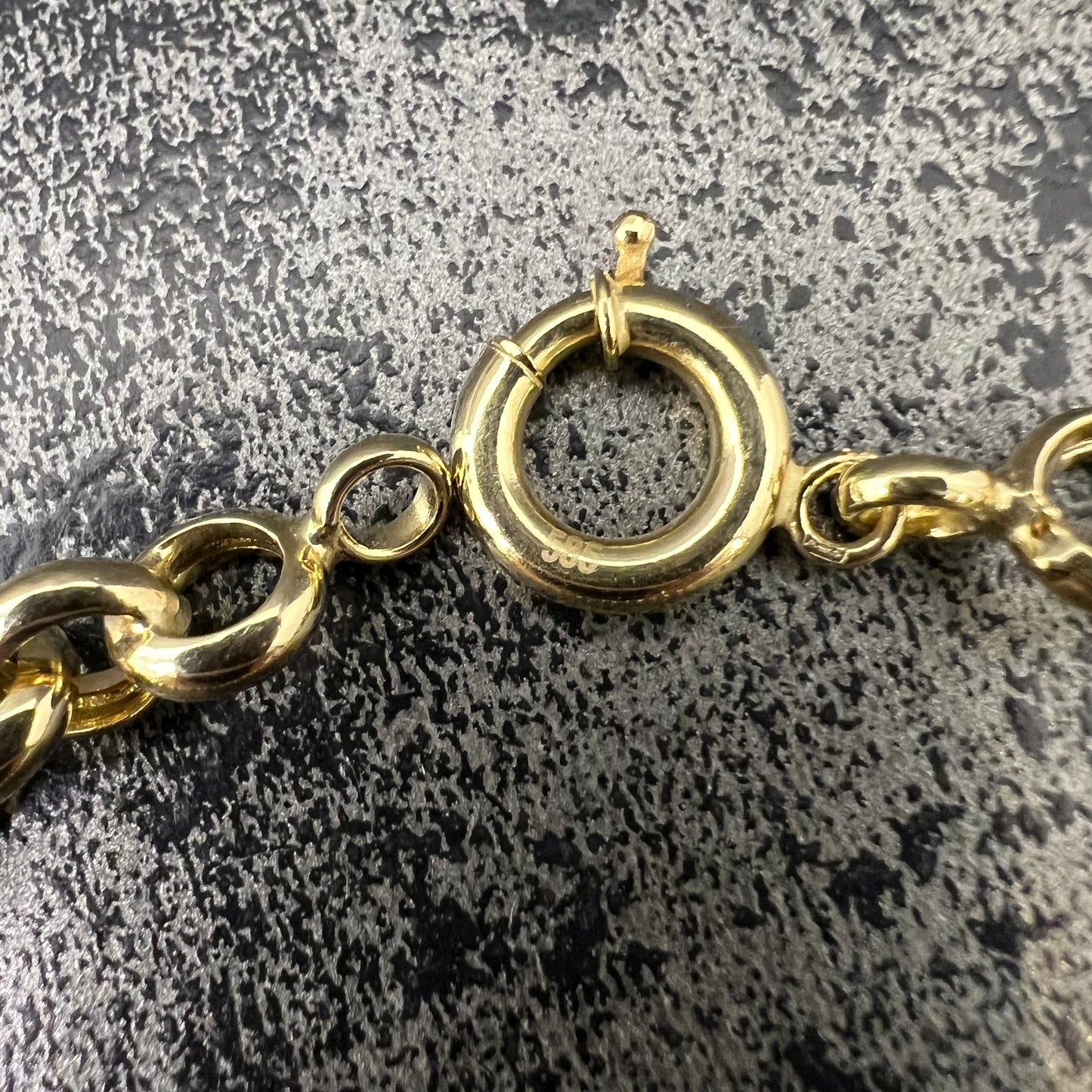 14 karaat gouden armband jasseron schakel