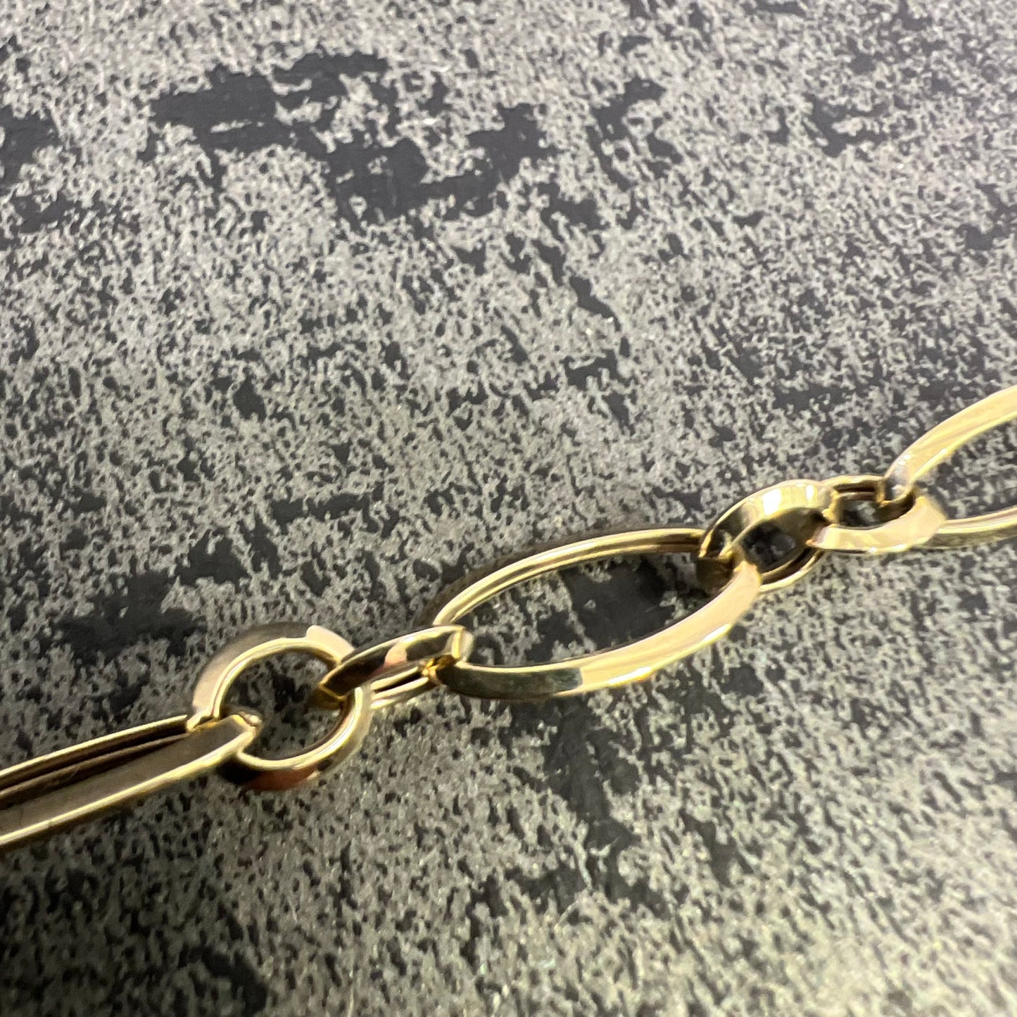 14 karaat gouden armband prachtig schakel 7,4 mm 20 cm