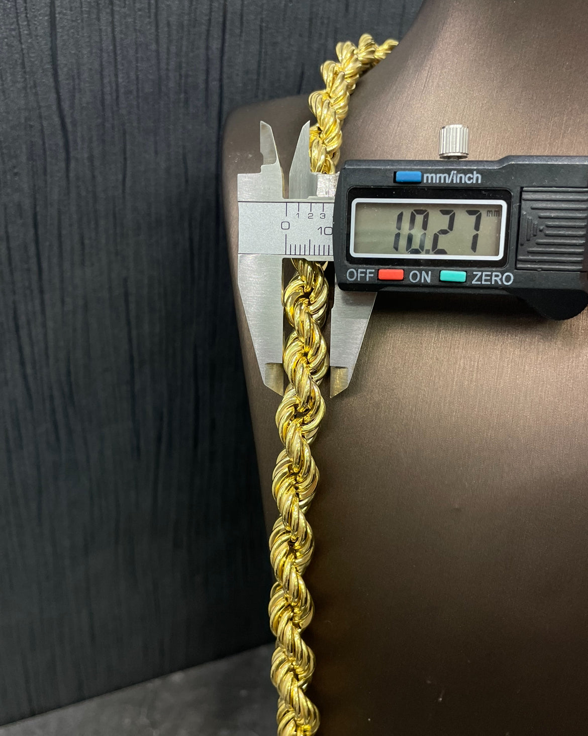 Prachtige 14 karaats gouden rope ketting
