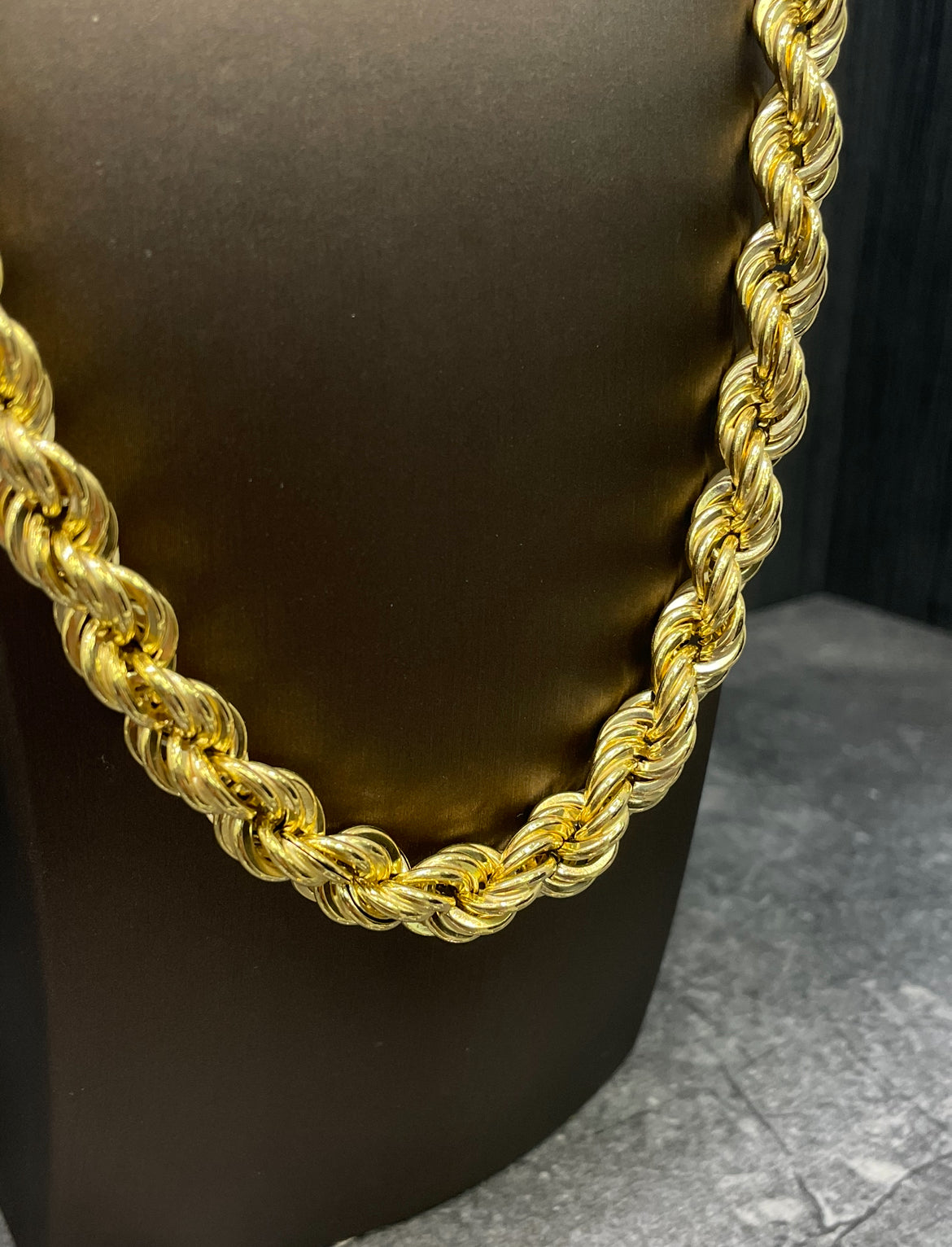 Prachtige 14 karaats gouden rope ketting