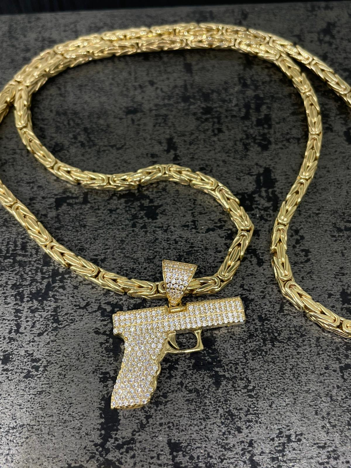 14 Karaat Geelgouden Ketting Gourmet schakel 1.2 mm - 50 CM 14 Karaat Geelgouden Ketting Gourmet schakel 1.2 mm - 50 CM