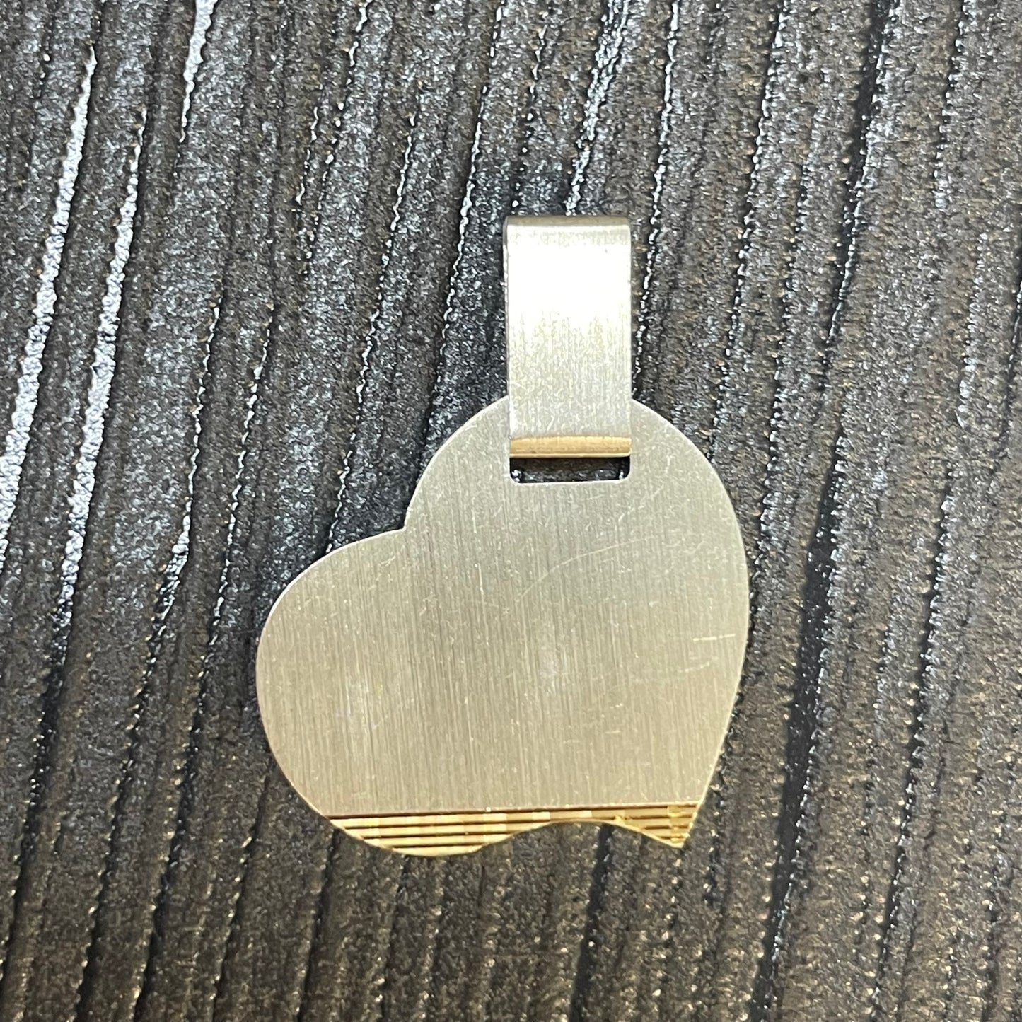 Zilveren Hanger in hartjes vorm