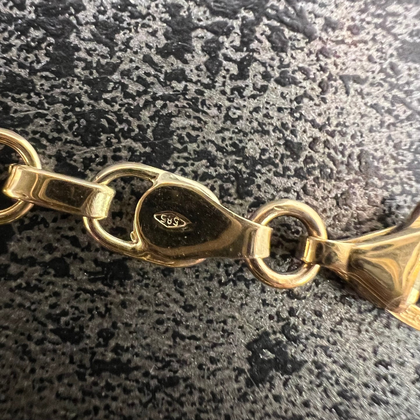 14 karaat gouden kingsley schakel ketting 4,60 mm 70 cm