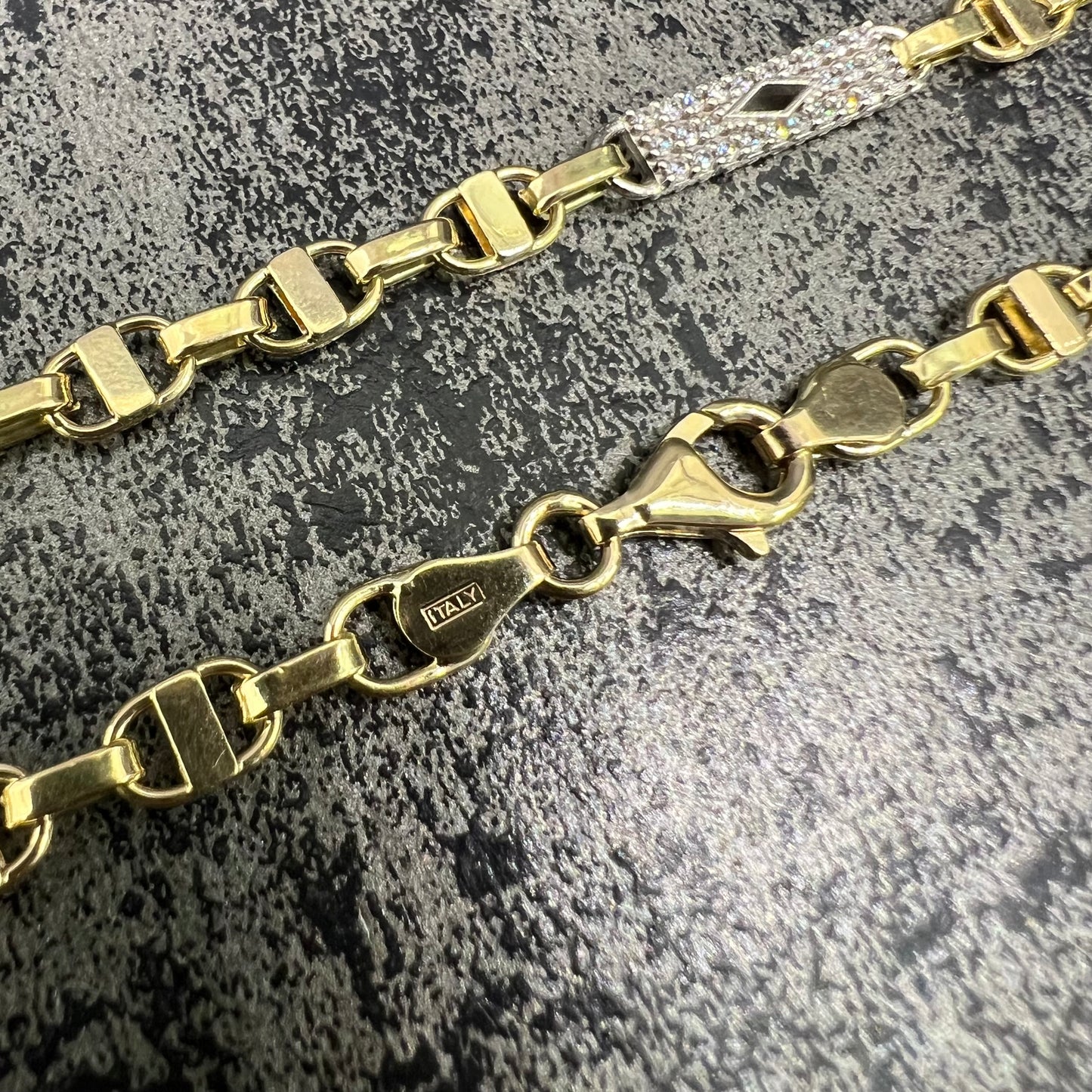 14 karaats gouden ketting kingsley schakel