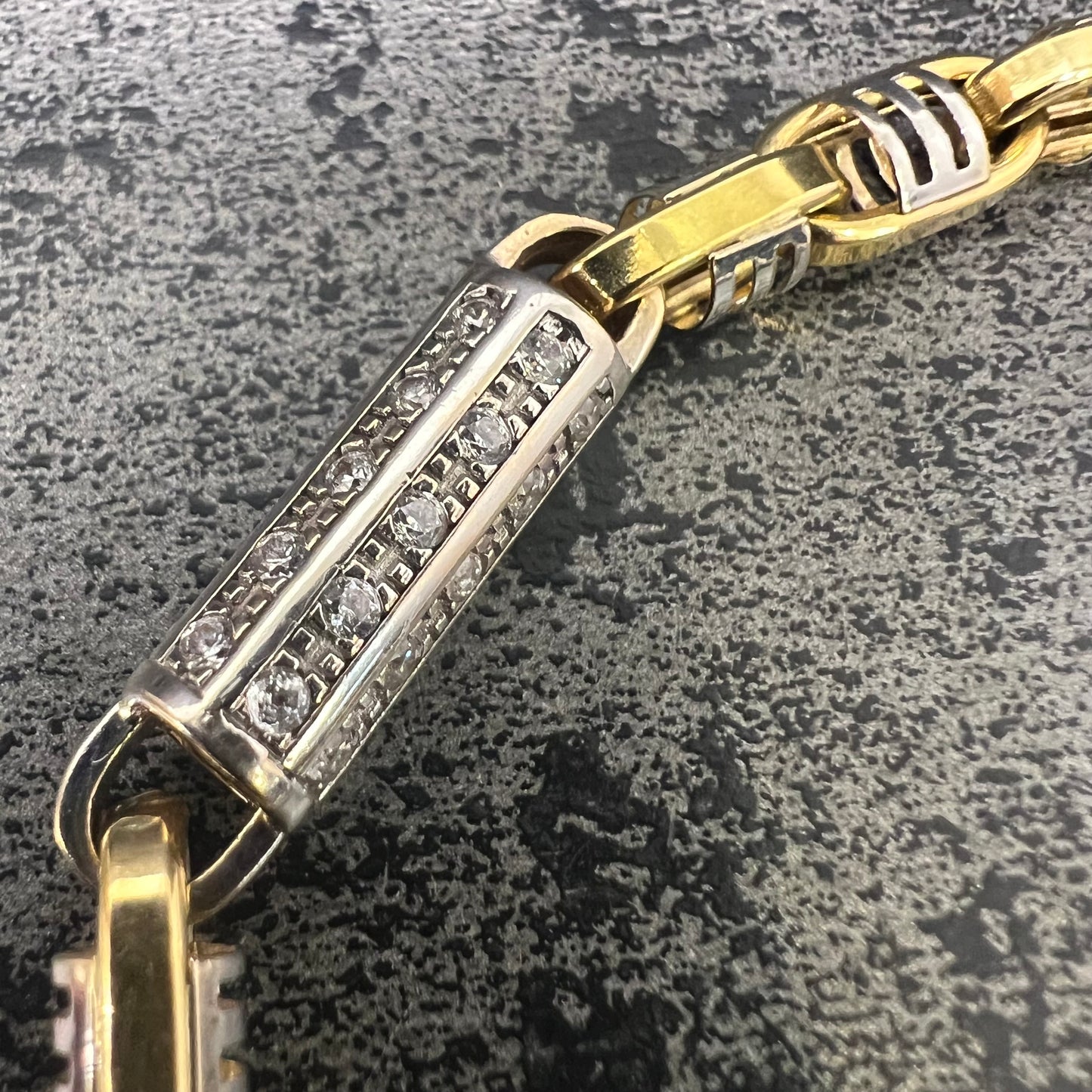 18 karaats gouden heren armband