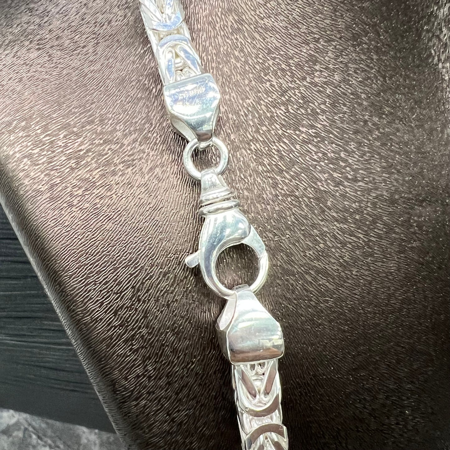 Zilveren koningsketting massief 925 Silver