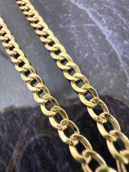 Prachtige 14 karaats gouden CUBAN ketting 50 cm 3.4 mm