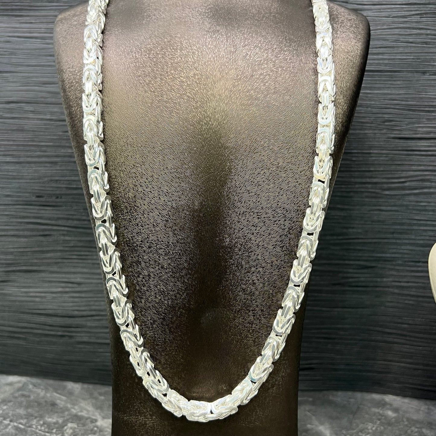 Zilveren koningsketting massief 925 Silver
