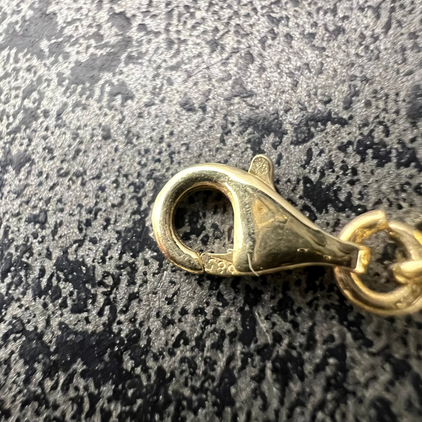 14 karaat gouden armband hart model