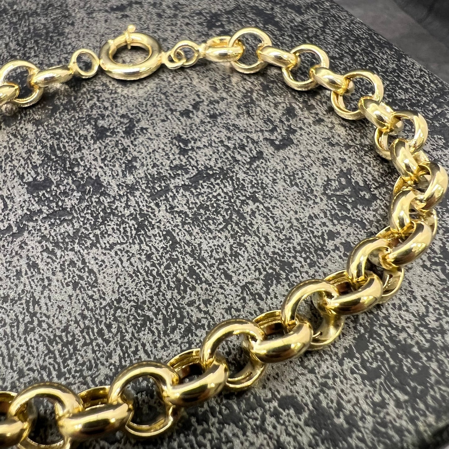 14 karaat gouden armband jasseron schakel