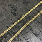 14 karaat gouden rope ketting massief schakel 3,50 mm 65 mm