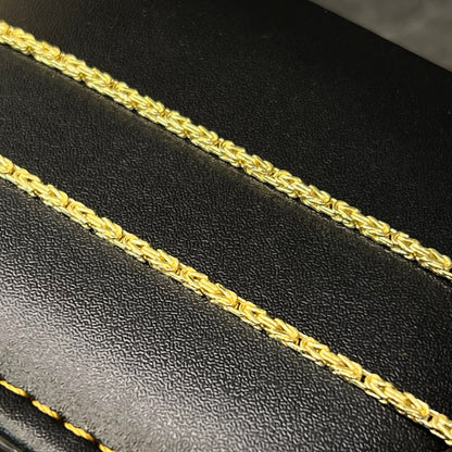14 karaat gouden koningsketting prachtig schakel