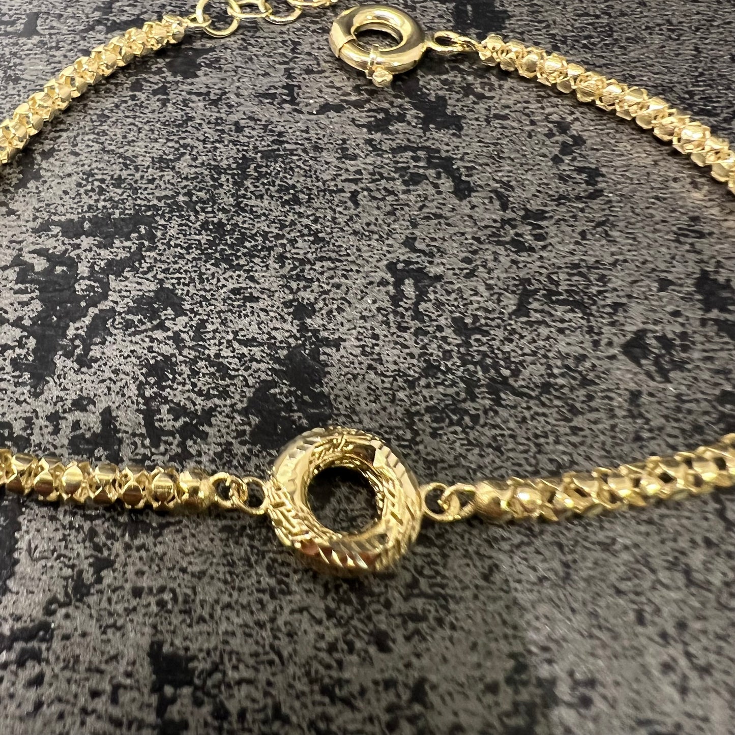 14 karaat gouden armband prachtig model 20 cm
