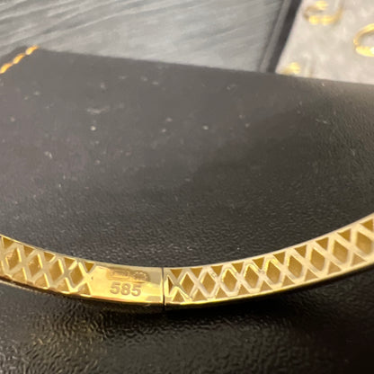 14 karaat gouden slavenarmband