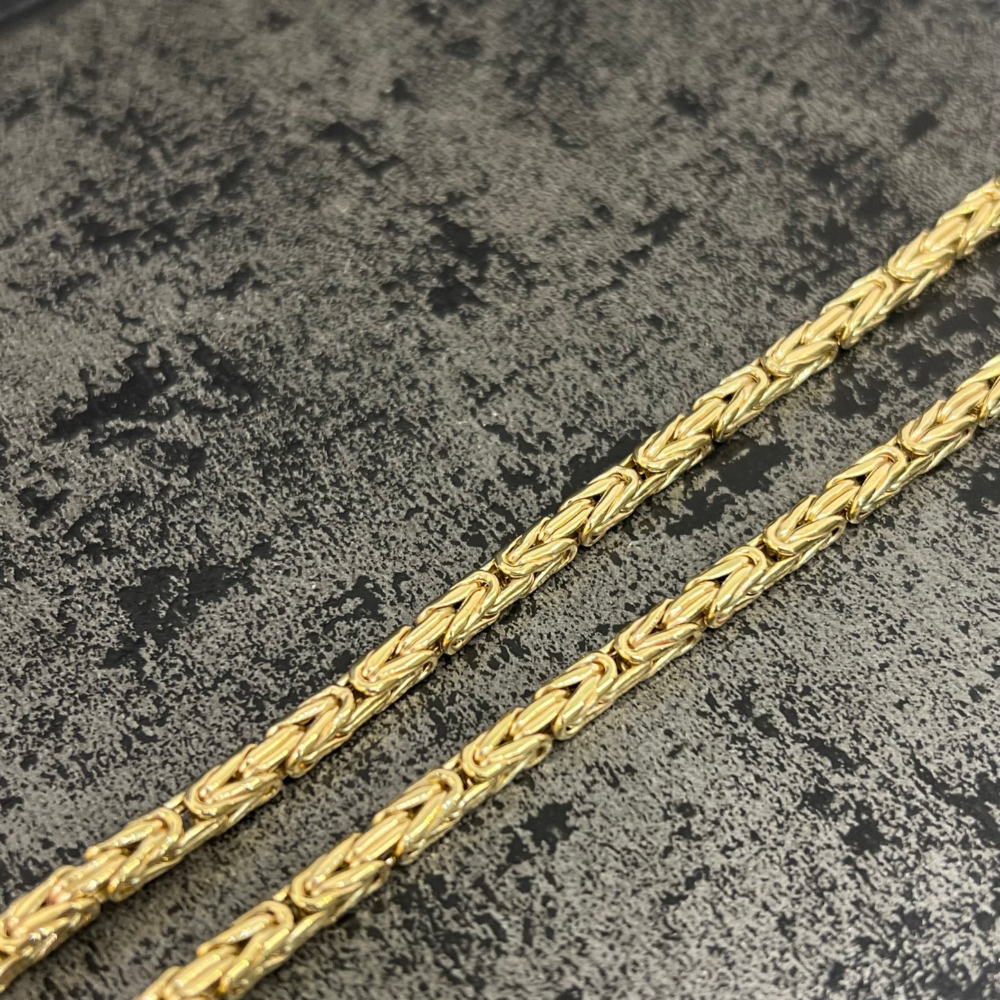 14 karaats gouden koningsketting 3,6 mm 60 cm