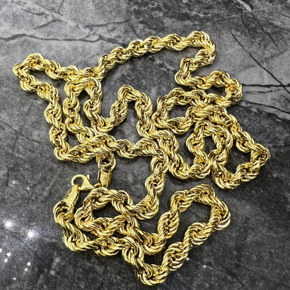14 karaat gouden rope ketting