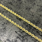 14 karaat gouden rope ketting schakel 70 cm 4,45 mm