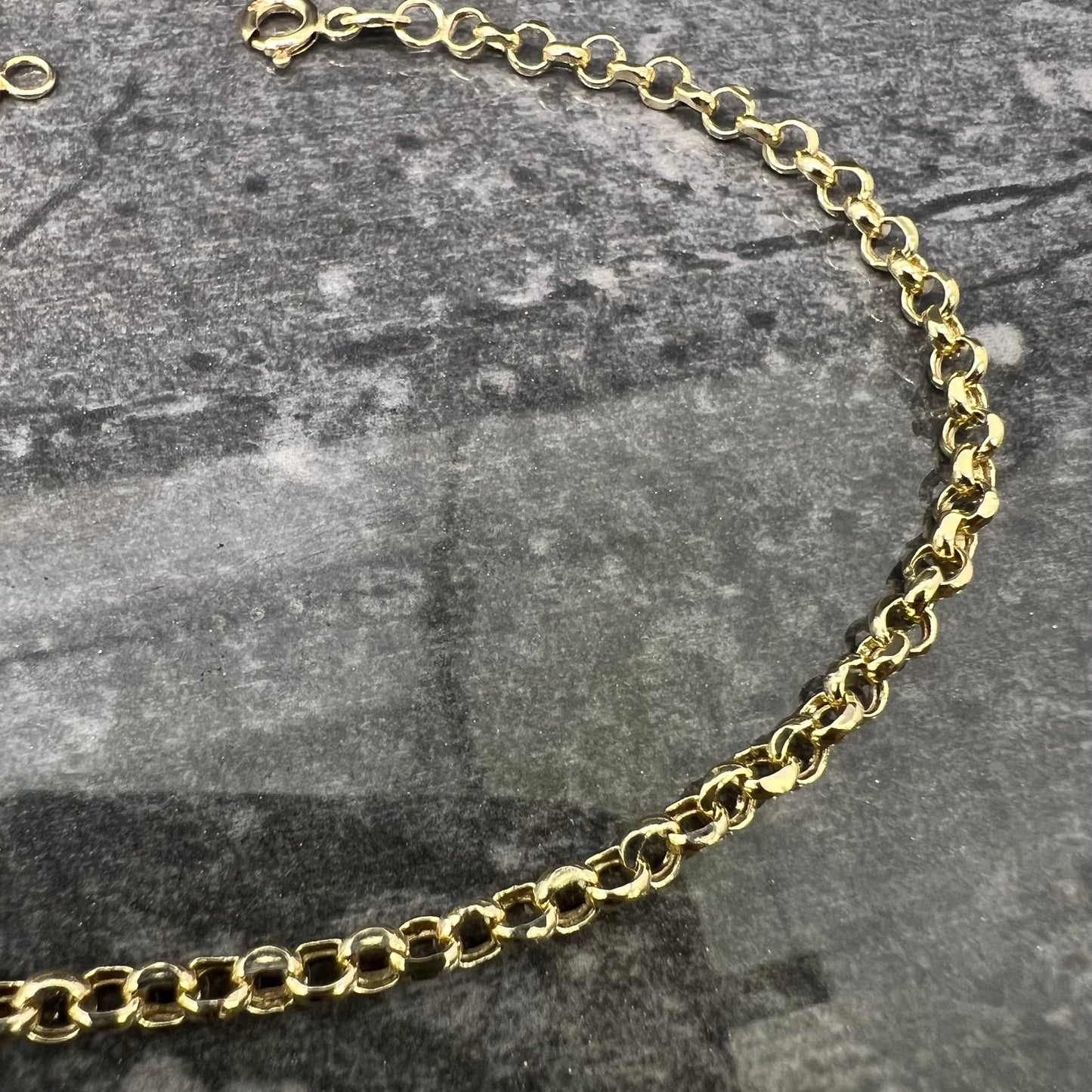 14 karaats gouden armband jasseron schakel