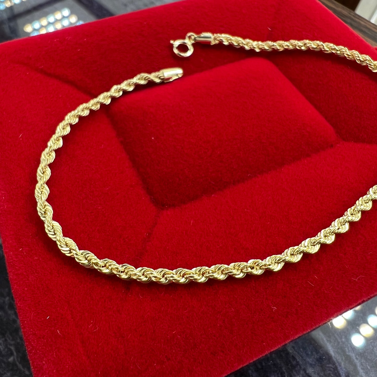 14 karaat gouden armband rope schakel