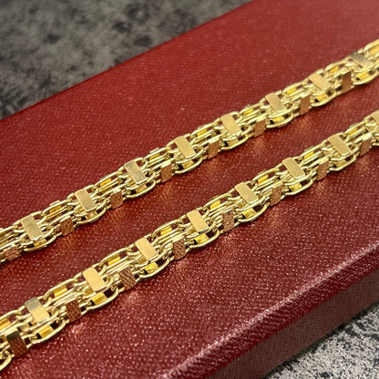 14 karaat gouden magnum ketting massief schakel 4,91 mm 70 cm