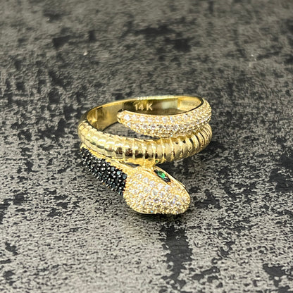 Gouden ring slang model 14 karaat