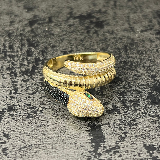 Gouden ring slang model 14 karaat