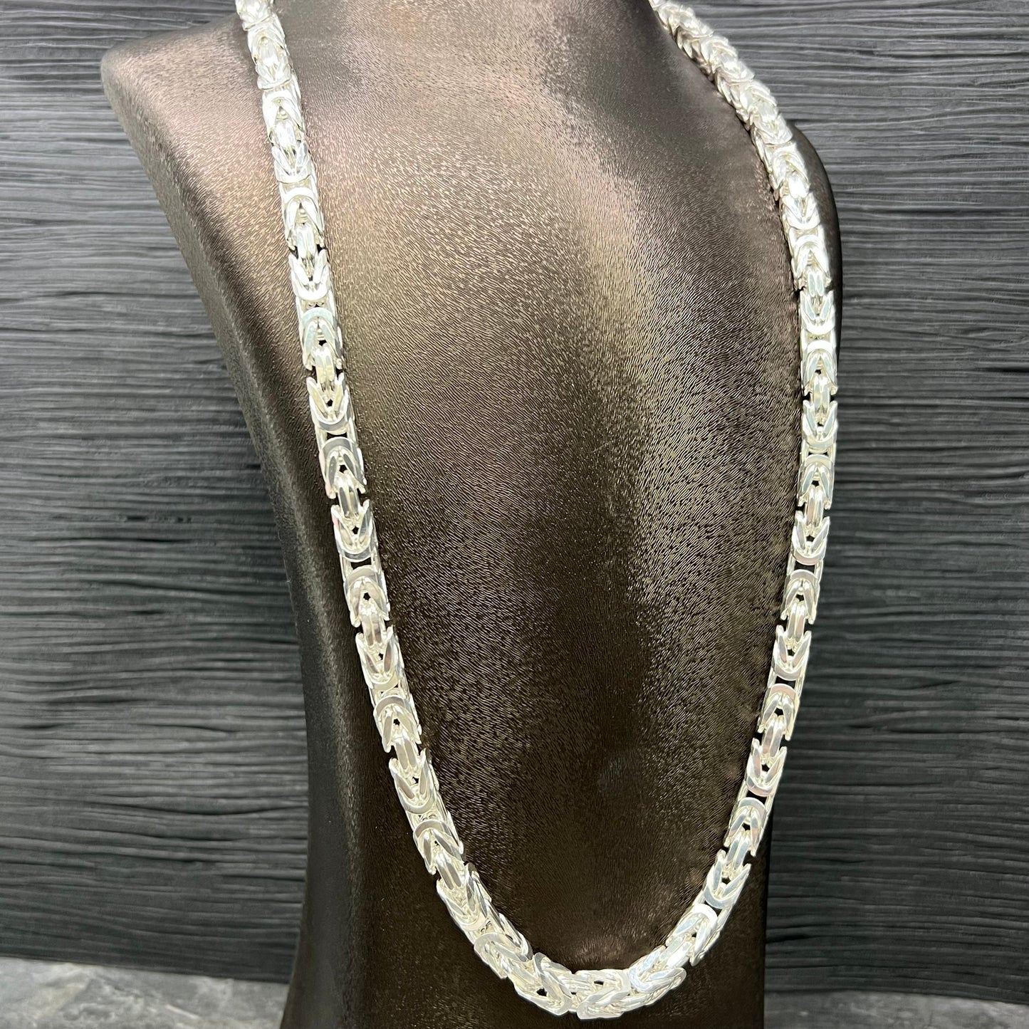 Zilveren koningsketting massief 925 Silver