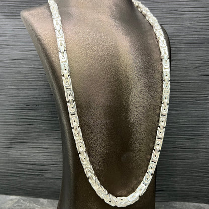 Zilveren koningsketting massief 925 Silver
