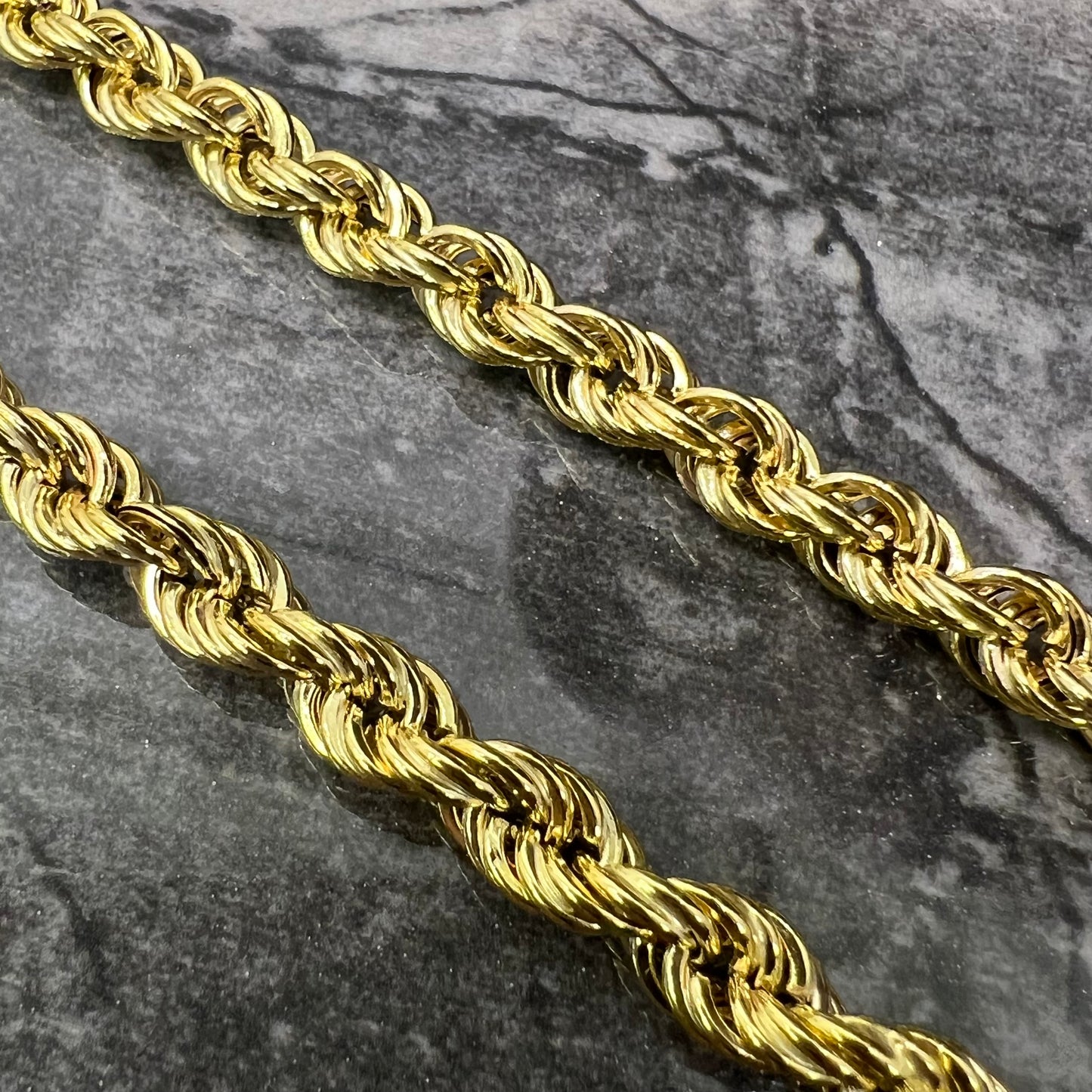 14 karaat gouden rope ketting