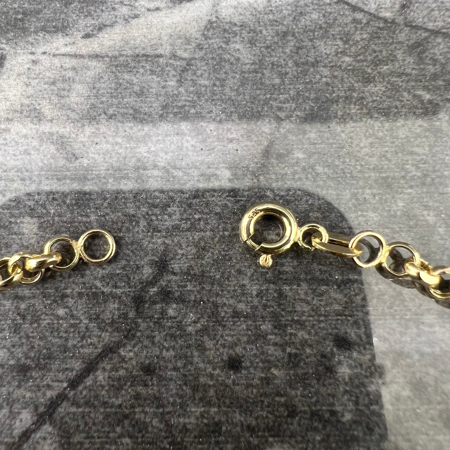 14 karaats gouden armband jasseron schakel