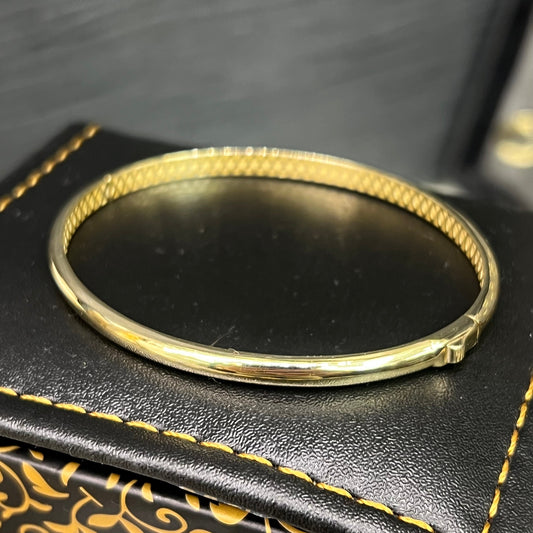 14 karaat gouden slavenarmband