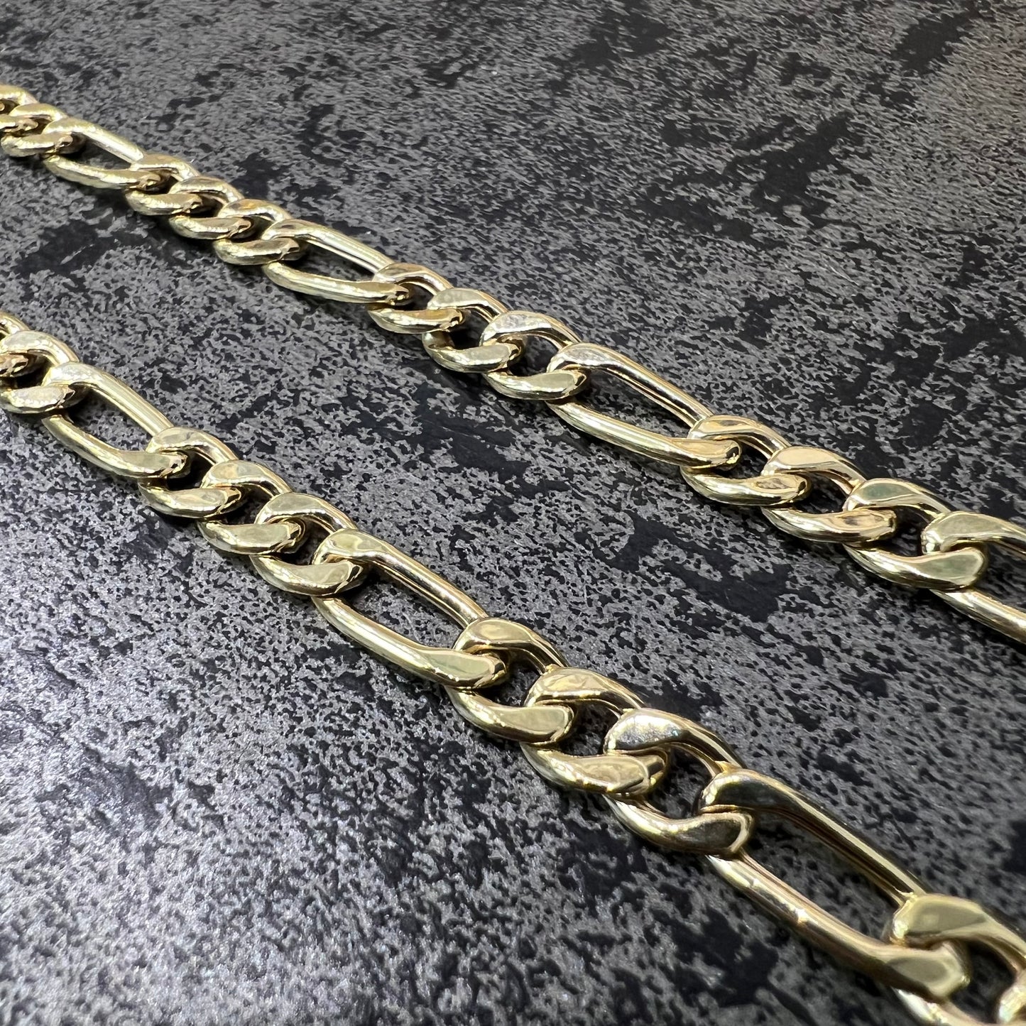 14 karaats gouden figaro schakel ketting prachtig model 5,76 mm 60 cm
