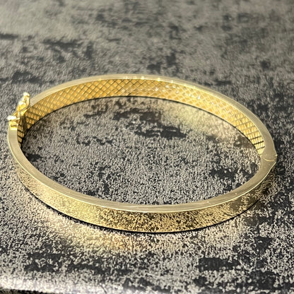 14 karaat gouden slavenarmband