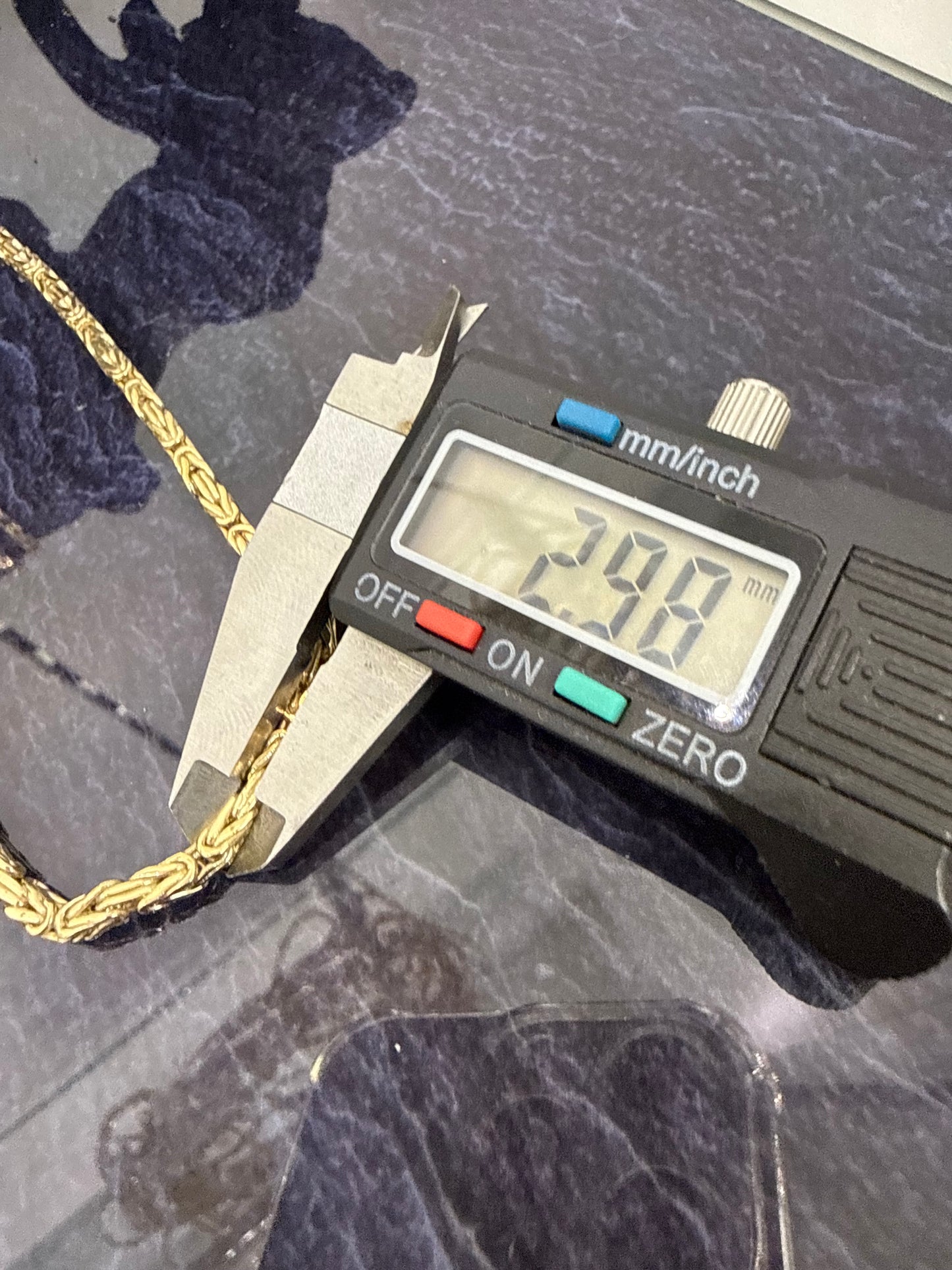 Prachtige 14 karaats gouden koningsketting