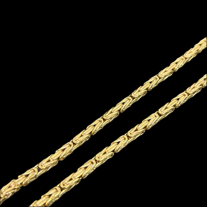 14 karaats gouden koningsketting 3,6 mm 60 cm