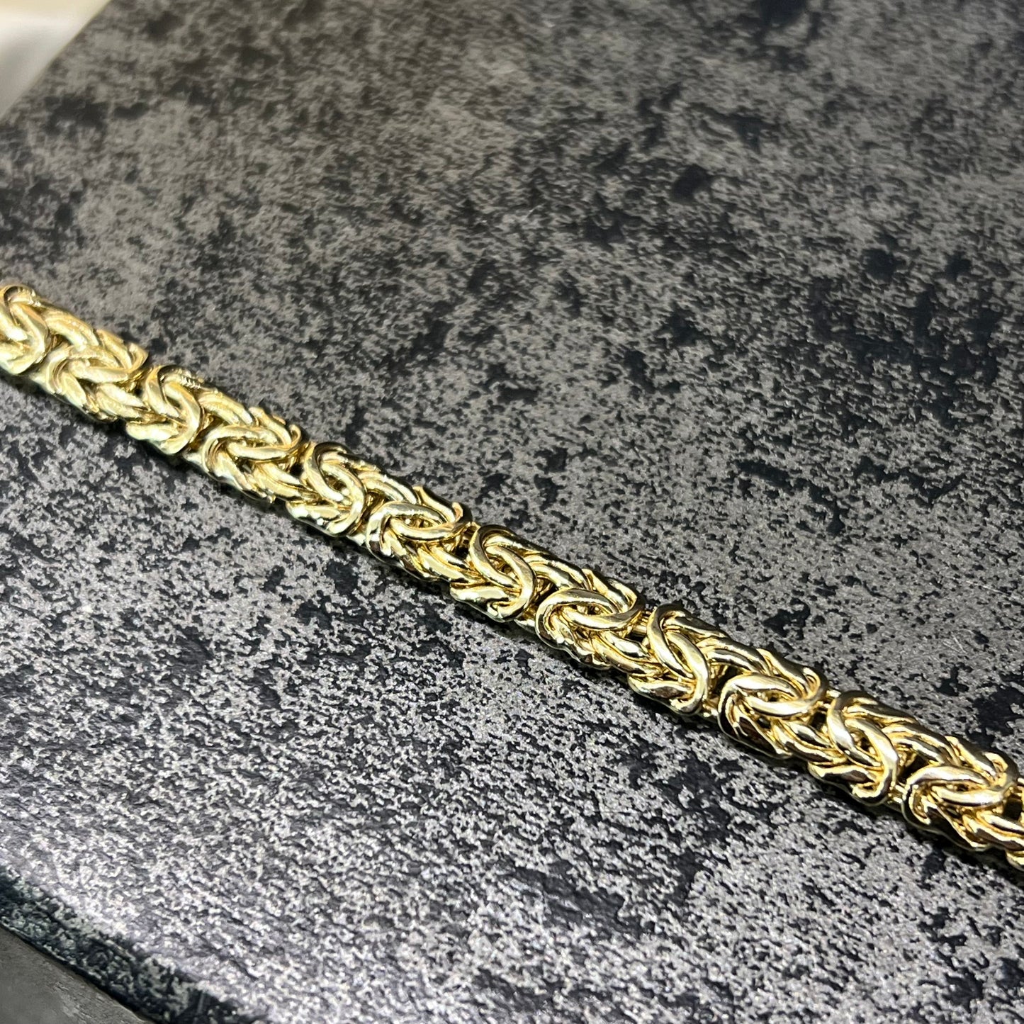Prachtig 14 karaat gouden armband uniek schakel