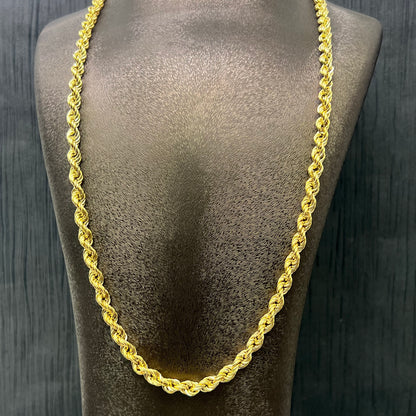 14 karaat gouden rope ketting