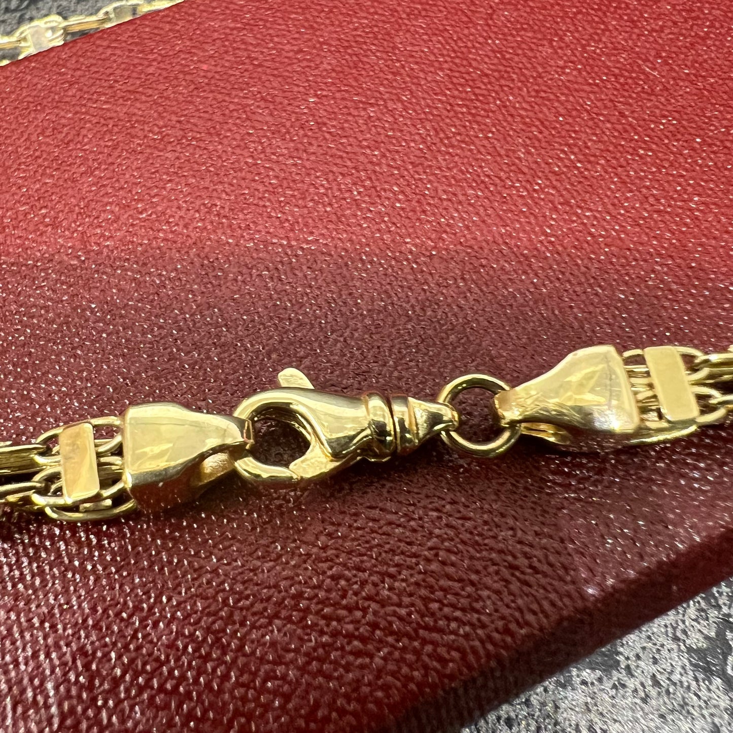 14 karaat gouden magnum ketting massief schakel 4,91 mm 70 cm