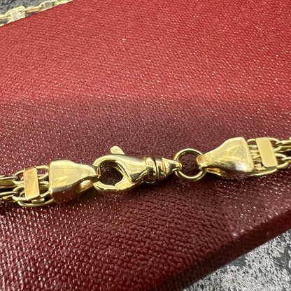 14 karaat gouden magnum ketting massief schakel 4,91 mm 70 cm