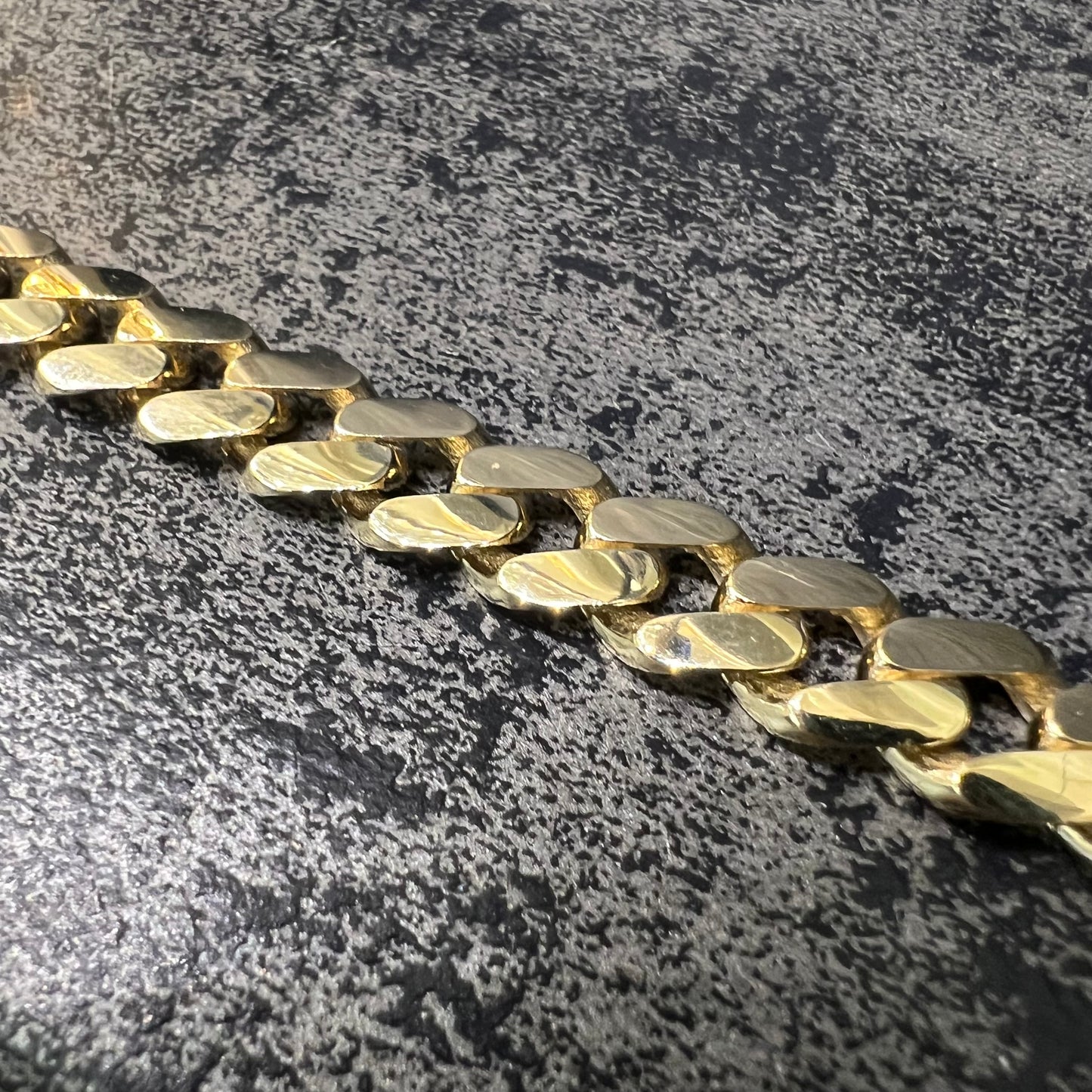 14 karaat gouden armband cuban schakel