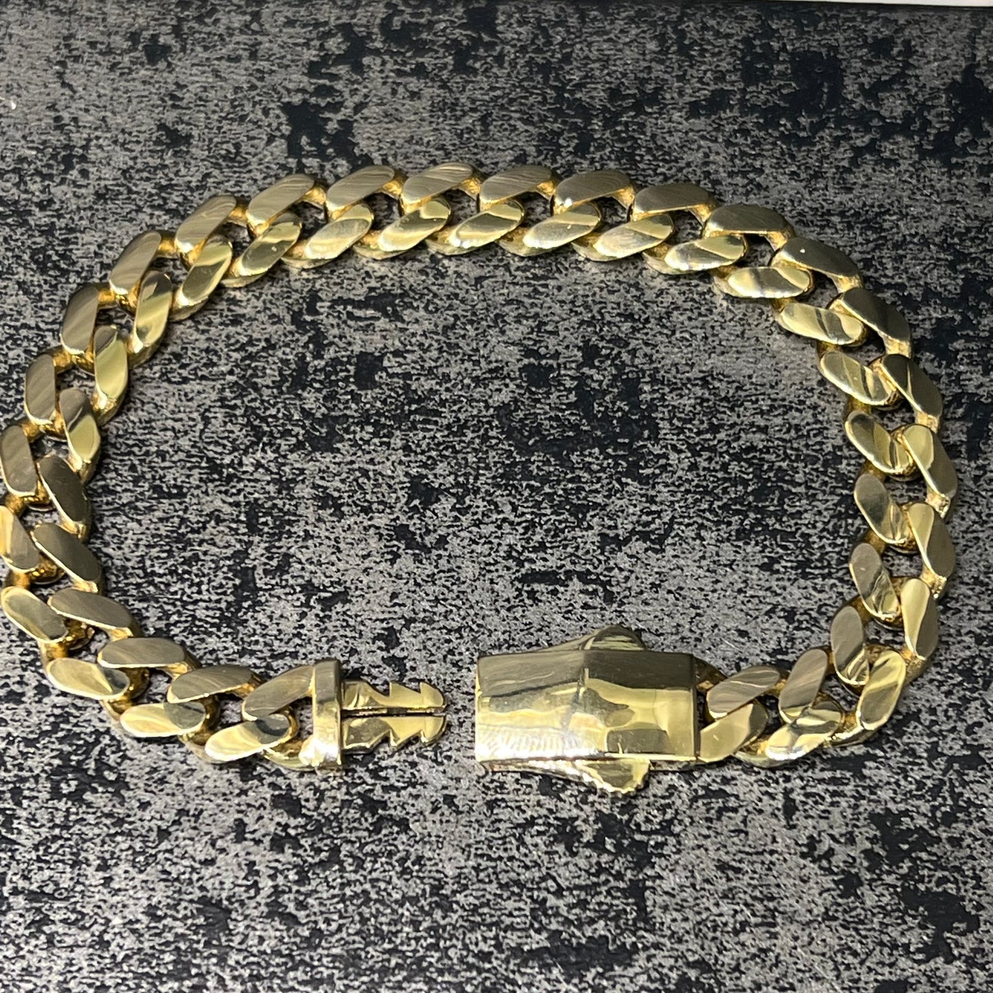 14 karaat gouden armband cuban schakel
