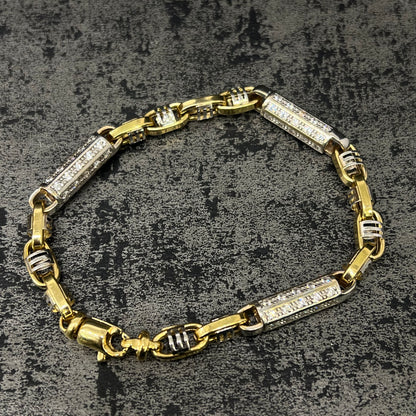 18 karaats gouden heren armband