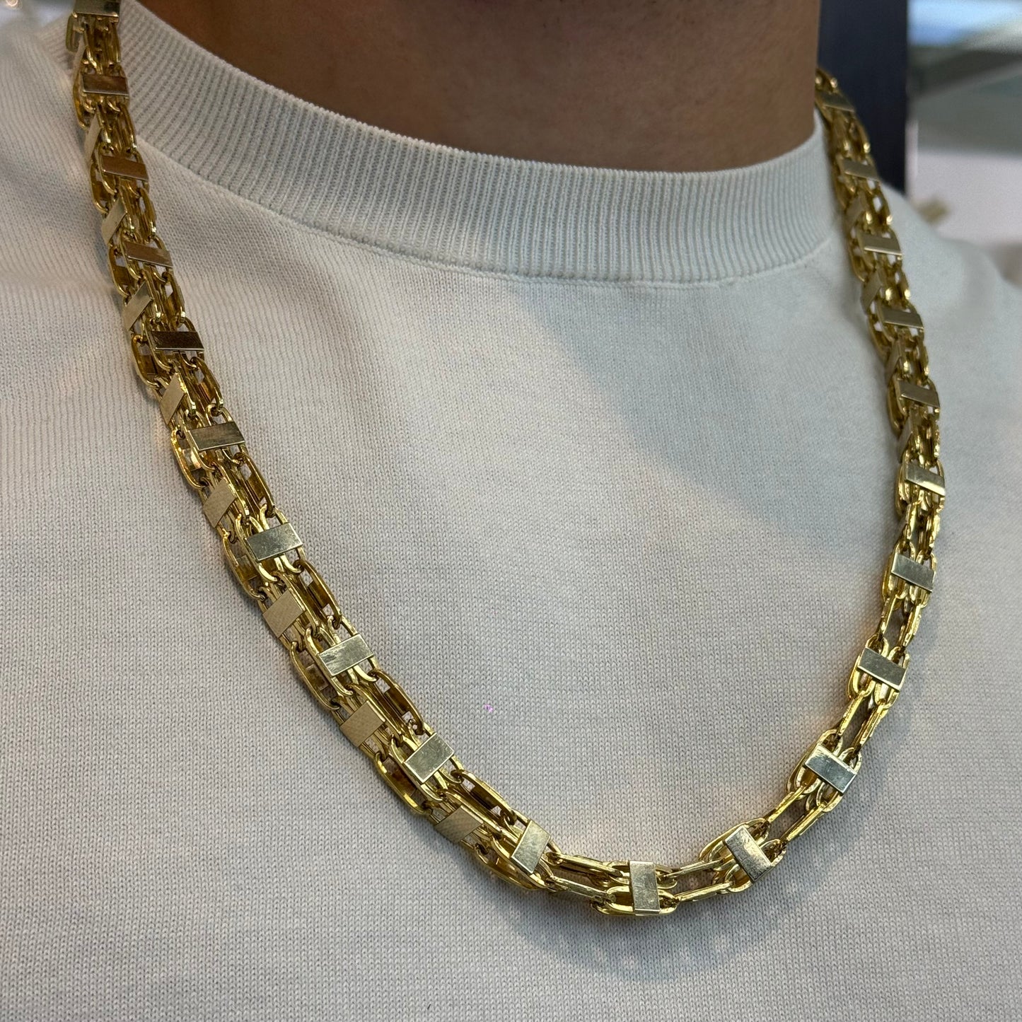 Prachtige 18 karaats gouden Magnum ketting refurbushed
