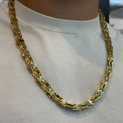 Prachtige 18 karaats gouden Magnum ketting refurbushed